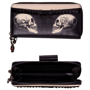 Geldbrieftasche Skeletthand