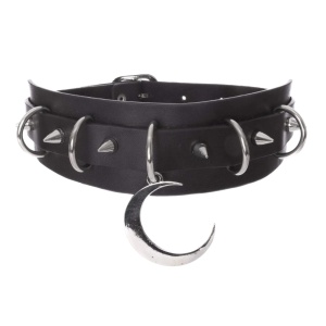 Halsband mit Mondanhänger