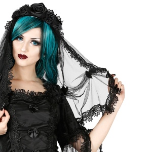 Gothic Brautschleier Sinister