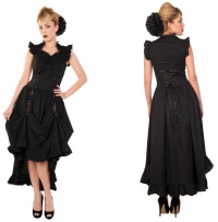 Gothic Kleid Banned Alternative Wear bis Plussize