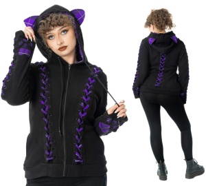 Girljacke Bye Bye Kitty Calico Hood