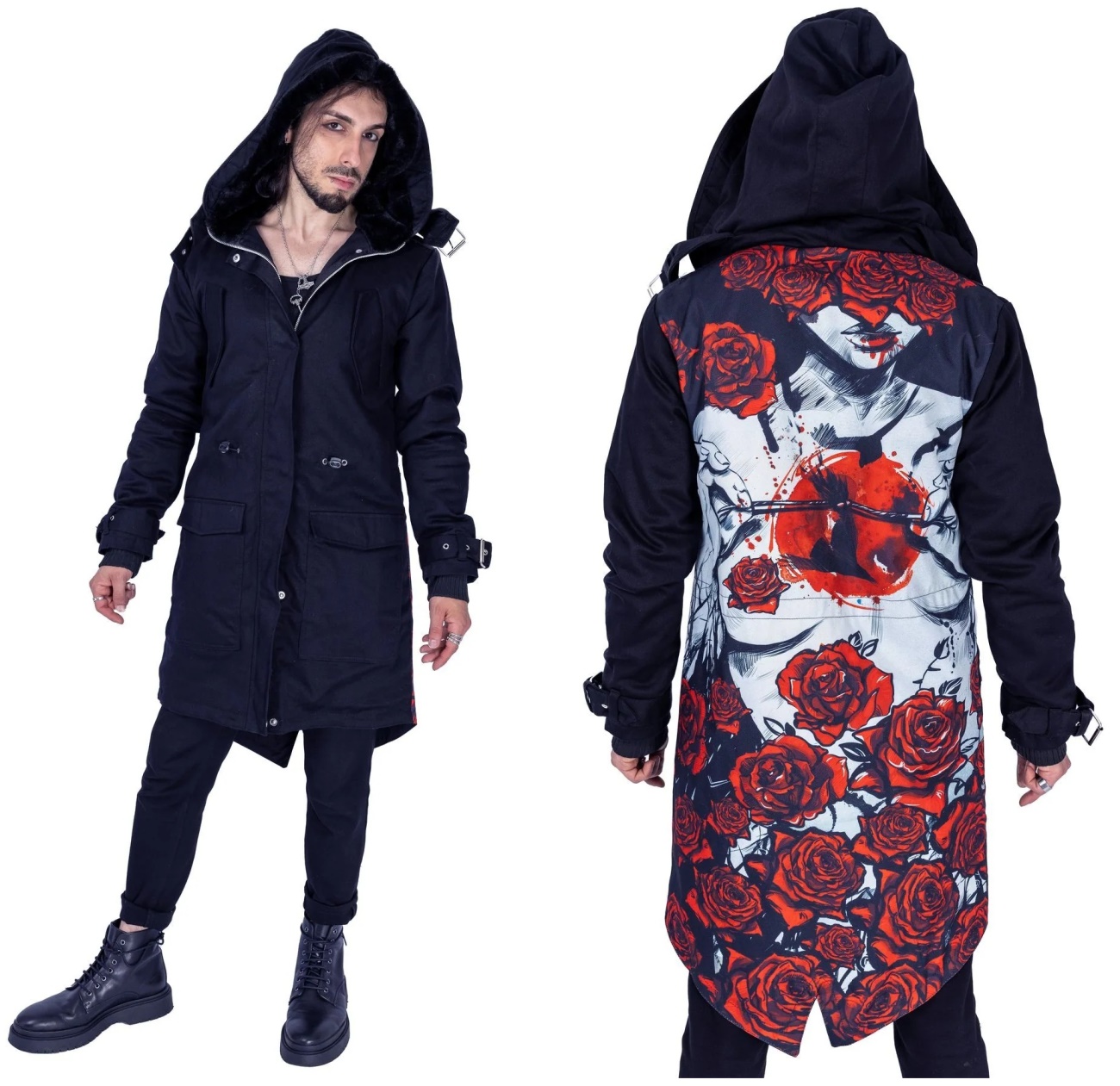 Blood Rose Parka Männer