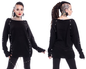 Checkout Top/Grunge Top Chemical Black
