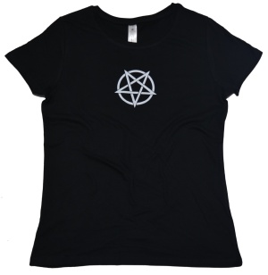 Damen T-Shirt Pentagramm K71