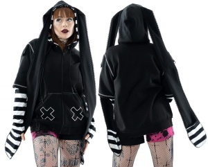 Bunny Hood mit überlangen Ohren