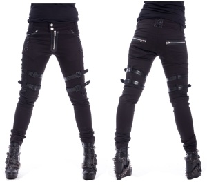 Joy Pant Skinnyjeans mit Beinschnallen Heartless