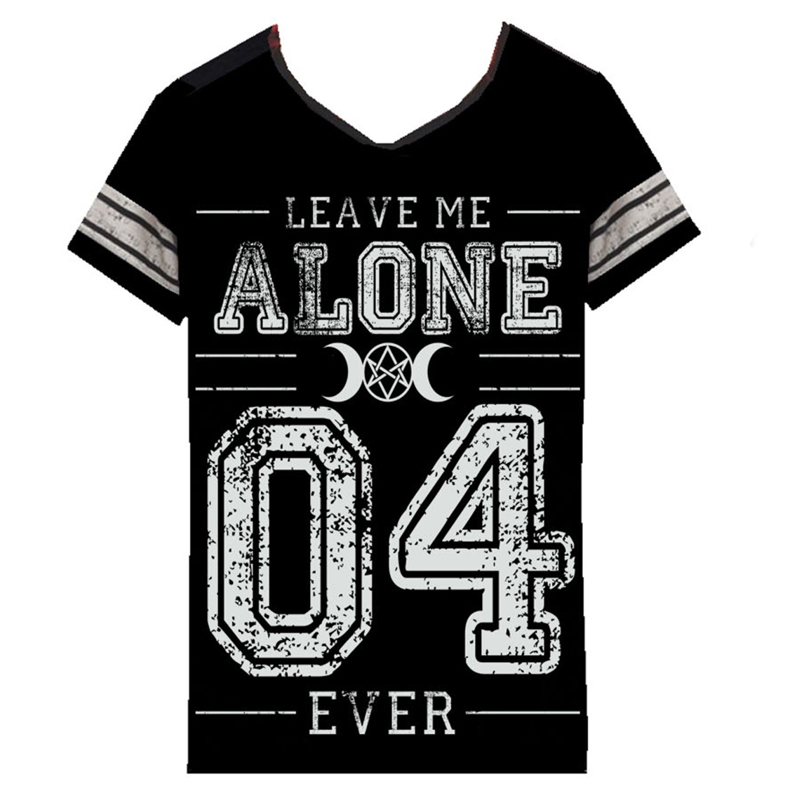 Damen T-Shirt Team Leave me Alone Heartless