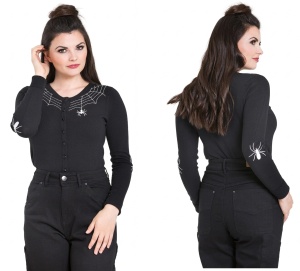 Cardigan Spider Hellbunny Cardigan Spider Hellbunny