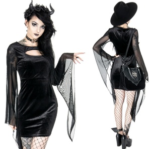 Gothic Samtkleid Salem