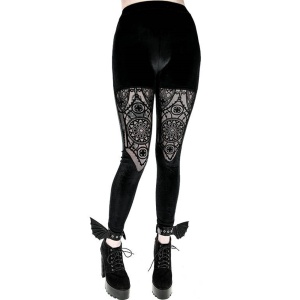 Leggings mit Kathedralen Ornamenten