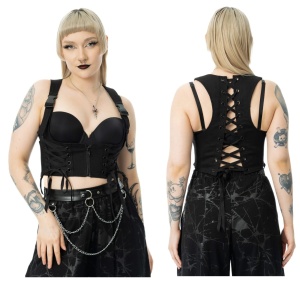 Unterbrustkorsage/Weste mit Schnürung