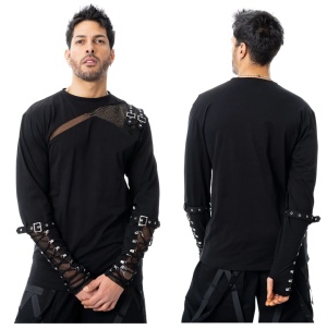 Longsleeve mit Netzeinsatz Longsleeve mit Netzeinsatz