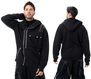 Kapuzensweat im Gothicstil Kapuzensweat im Gothicstil