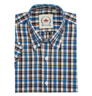 Relco London Button Down Kurzarmhemd