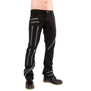 Punkhose Zip Pant Black Pistol