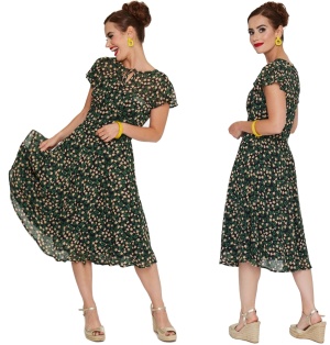 Kleid im Stil der 40iger Jahre