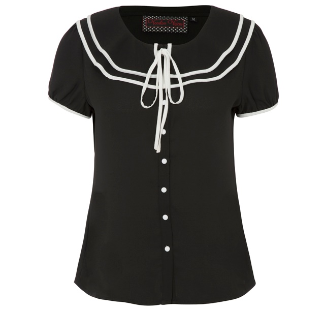 Bluse im 60iger Jahre Stil Voodoo Vixen