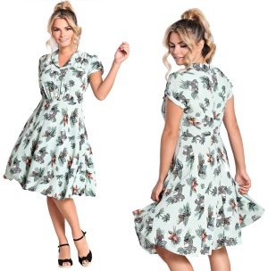 Sofia Dress Swingkleid im 50iger Jahre Stil Hell Bunny