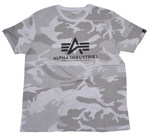 Alpha Industries Basic T-Shirt white camo