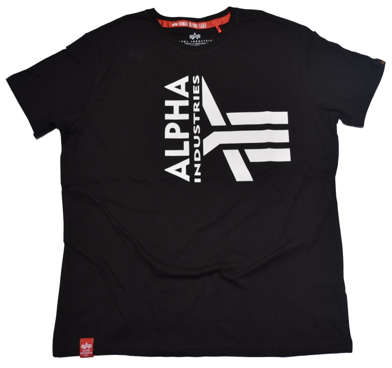 Alpha Industries T-Shirt Half Logo Foam T - Alpha Industries T Shirts -  Details - Ultras Shop und Versand 106510