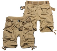 Brandit Short Savage Vintage kurze Cargo- Hose im Armystyle mit vielen Taschen leicht überknielang