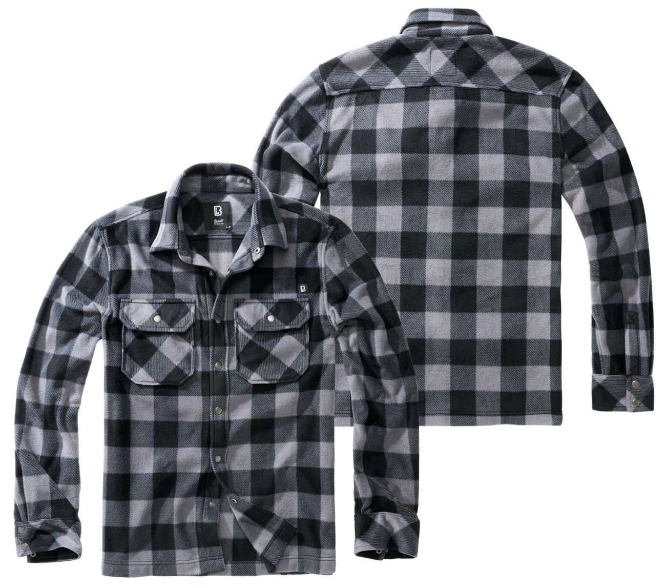 Jeff Fleece Shirt Karohemd langarm