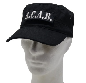 Millitary Cap mit Klettpatch A.C.A.B.