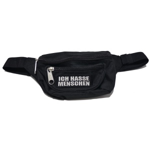 Gürteltasche Ich hasse Menschen  Gürteltasche Ich hasse Menschen