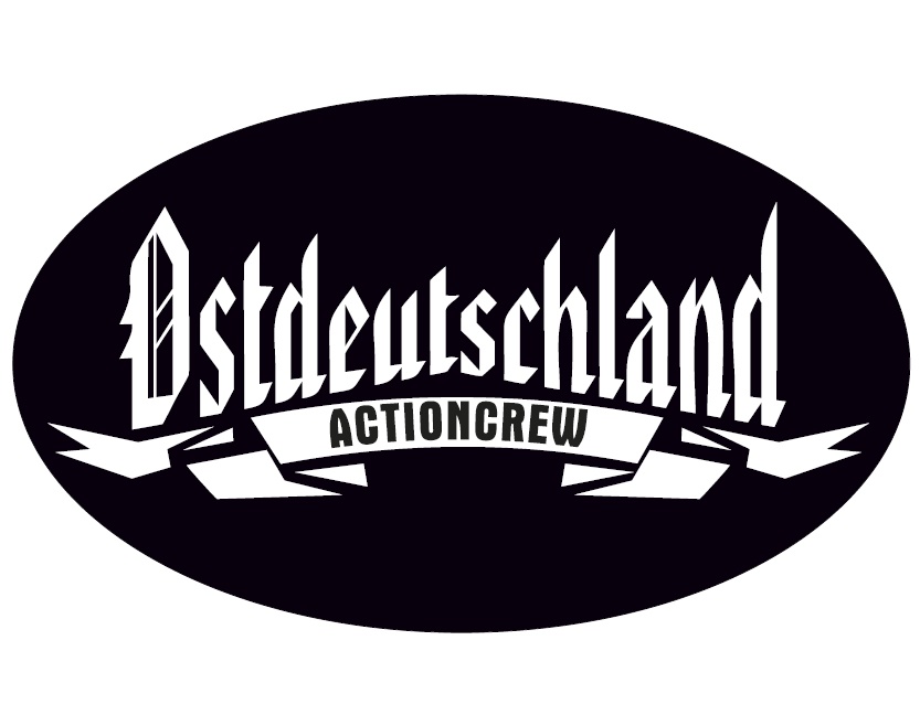 Aufkleber Ostdeutschland Actioncrew oval ostdeutschland Shop AKODAC