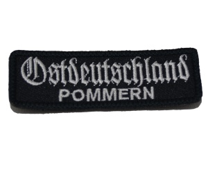 Klettaufnäher Ostdeutschland Pommern