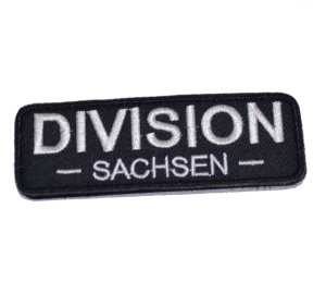 Klettaufnäher Division Sachsen