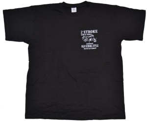 T-Shirt 2 Stroke Old School Style mit Simson S51 Motiv klein K20