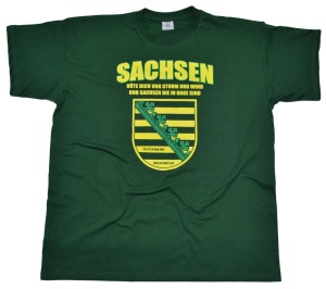 T-Shirt Sachsen deutsch und frei G309