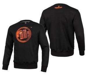 Pit Bull West Coast Crewneck Sweatshirt Orange Dog