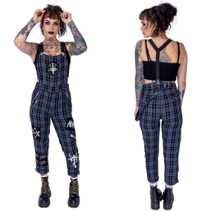 Latzhose Grunge Heartless bis Plussize