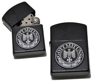 Sturm bzw. Benzinfeuerzeug Gott mit uns