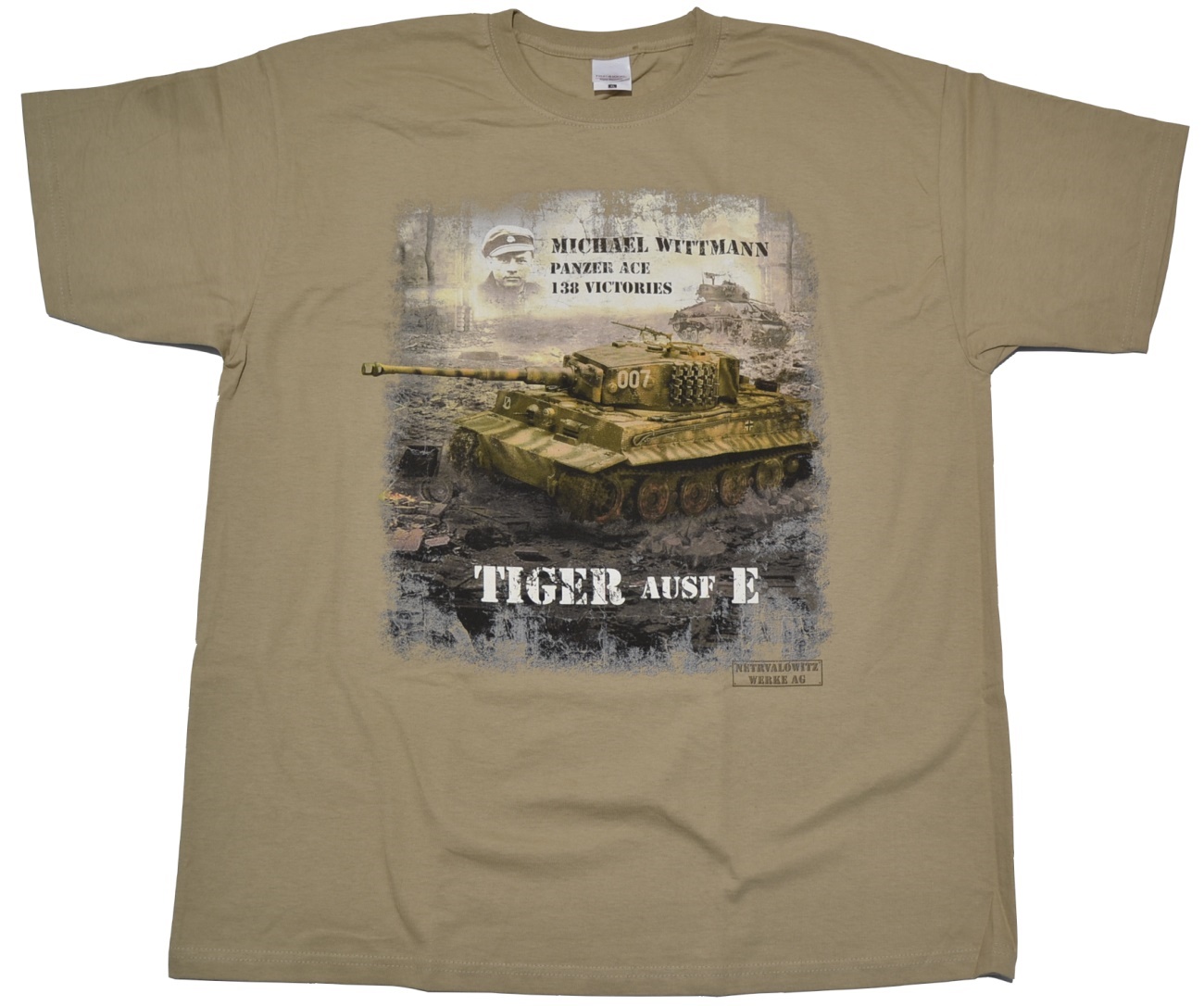 T Shirt Panzer Ass Michael Wittmann Tiger Tank