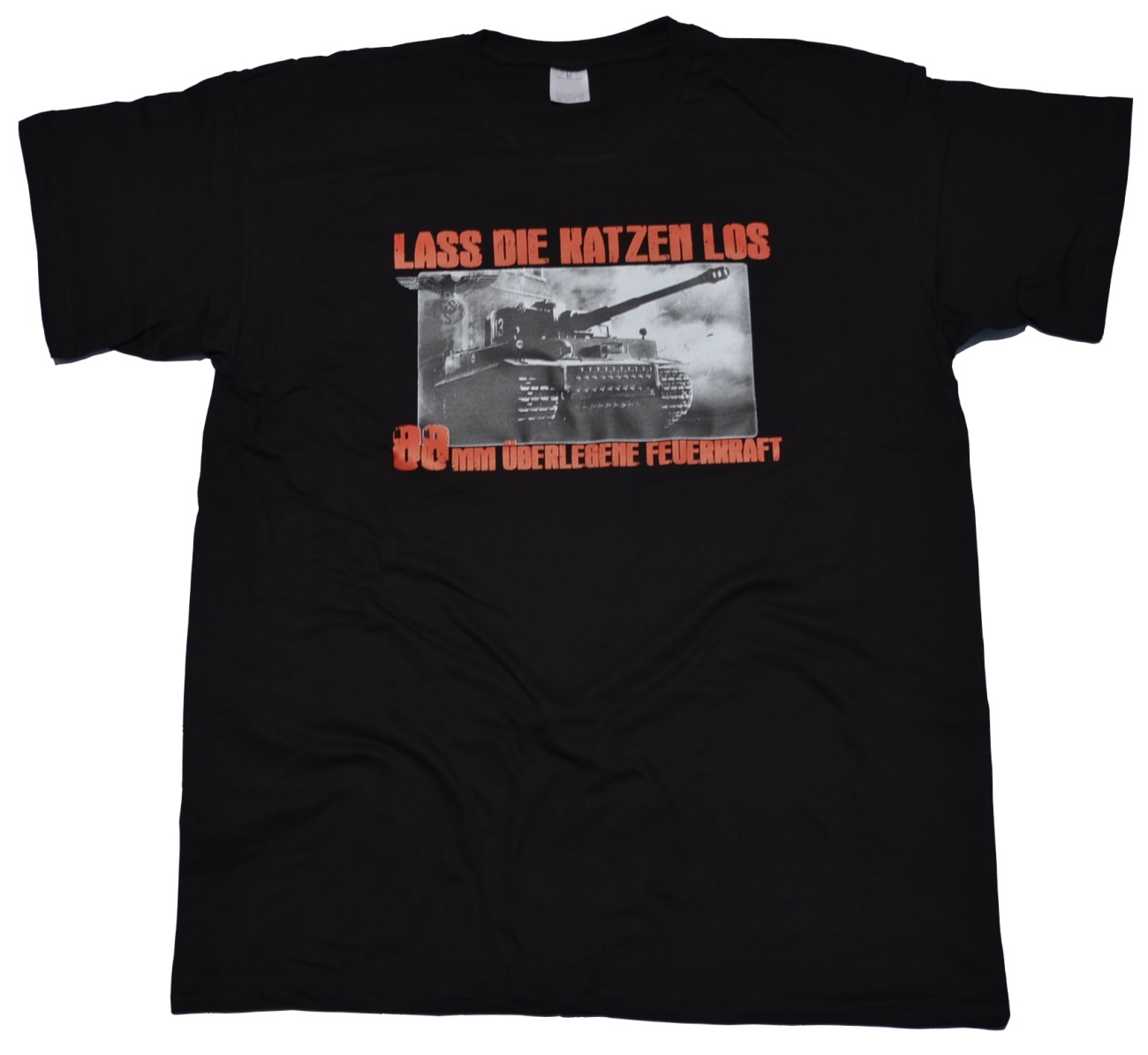 GSS T-Shirt Lass die Katzen los 88mm überlegene Feuerkraft G415