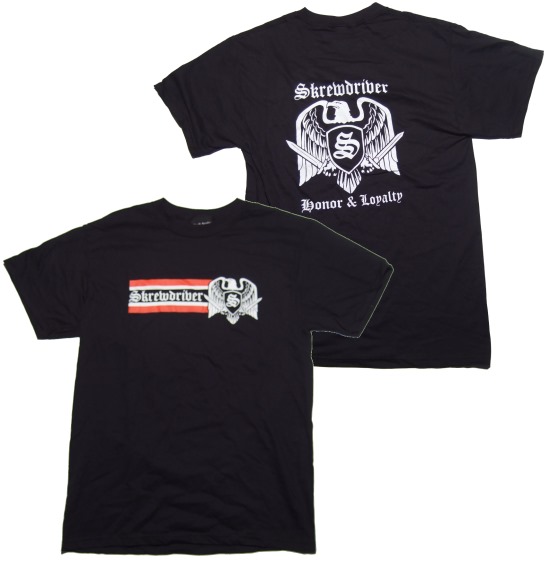 T-Shirt Skrewdriver Honor & Loyalty