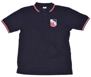 Poloshirt Wappen Schwarzer Sonne