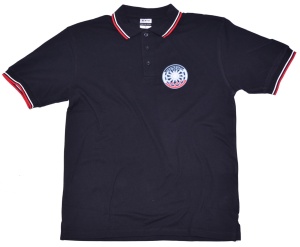 Poloshirt Schwarze Sonne dreifarbig