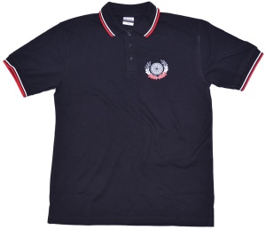 Poloshirt Kranz Schwarzer Sonne
