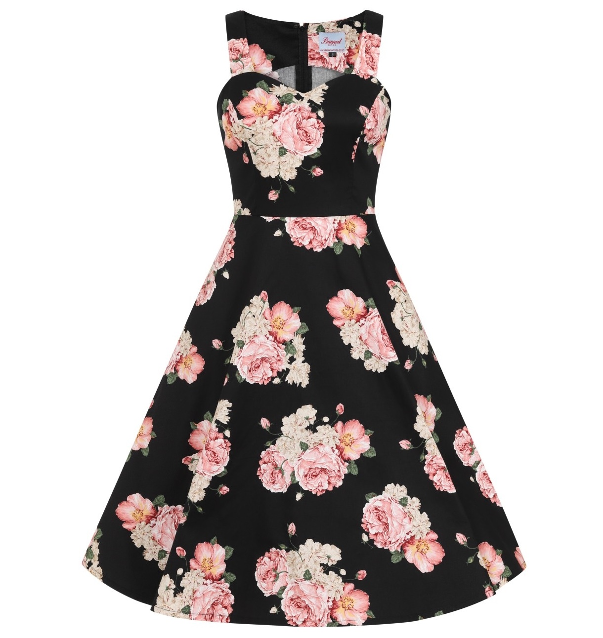 Rock N Roll Kleid English Roses