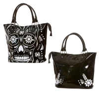 Handtasche Lacktasche im Rockabilly Style Jawbreaker