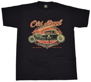 T-Shirt Old Skool Hotrod Motiv