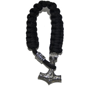 Armband mit Edelstahl Thorhammer