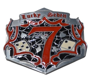 Gürtelschnalle Lucky Seven