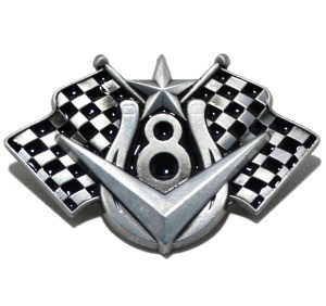 Gürtelschnalle V8