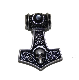 Anhänger Thorhammer Skull Hammer