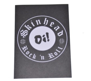 Aufkleber Skinhead Rock N Roll
